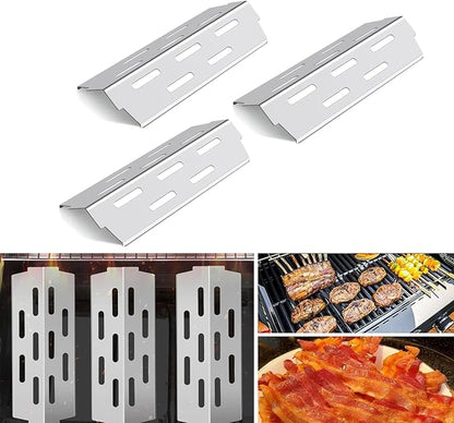 Heat Deflectors for Weber Genesis II 300/LX 300, GS4 Genesis ii E-310 ii E-315 ii E/S335 ii se-335 Grill (304 Stainless Steel, ES/410 * 3)