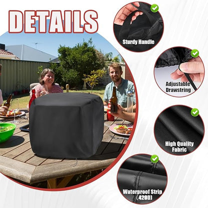 Pizza Oven Cover compatible with Ooni Volt 2 Electric Indoor Pizza Oven,Waterproof Versatile Countertop Electric Toaster Oven Covers(Cover Only) - 21.5"D x 17.4"W x 10.4"H