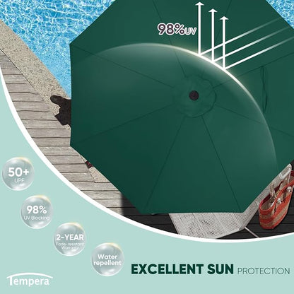 Tempera Patio Market Outdoor Table Umbrella - Image 2