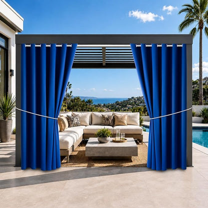 DIVA EN CAMINO DEC Outdoor Patio Curtain Waterproof Darkening Thermal Insulated by DivaenCamino