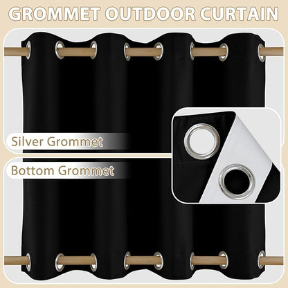 HDCAXKJ Waterproof Outdoor Curtains - Image 3