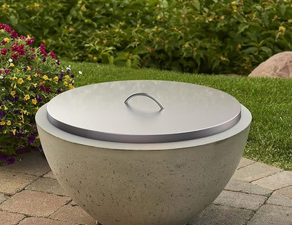 Stanbroil 22" Stainless Steel Round Fire Pit Cover, Fire Pit Ring Lid Fits for 19-Inch Drop-in Firepit Pan and 18 Inch Flat Fire Pit