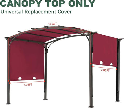 85" x 208" Universal Pergola Replacement Canopy Cover | Waterproof Shade Top - Image 2