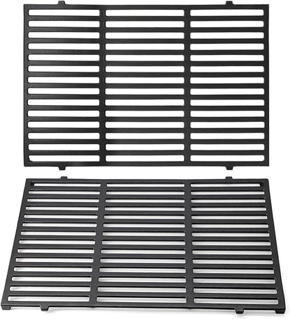 66095 Grill Grates Replacement for Weber Genesis II 300 and II LX 300 Series Gas Grills, 18.75" Cast Iron Cooking Grates for Weber Genesis II E-310 E-315 E-330 E-335 S-310 S-335 S-345