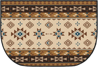 Demissle Cabin Fireplace Hearth Rug Fireplace Mats Cabin Southwestern Fireproof Rug Fire Resistant Mat for Wood Stove Floor for Kitchen Indoor Outdoor(24 x 36 Inch,Cute)