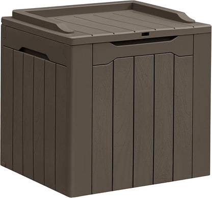Greesum 31 Gallon Resin Deck Box All Weather Outdoor Storage Boxes by BuynowfromGreesum