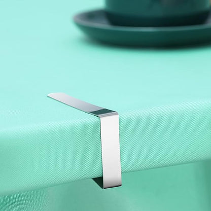 12 Pack Tablecloth Clips - Heavy Duty Picnic Table Clips, Stainless Steel Table Cloth Cover Clamps, Table Cloth Holders Ideal for Restaurant Picnics Marquees Weddings Graduation Party