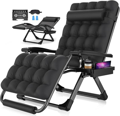 Suteck Oversized Zero Gravity Chair, 500LBS 33" XXL Reclining Lounge Chairs | by Suteck