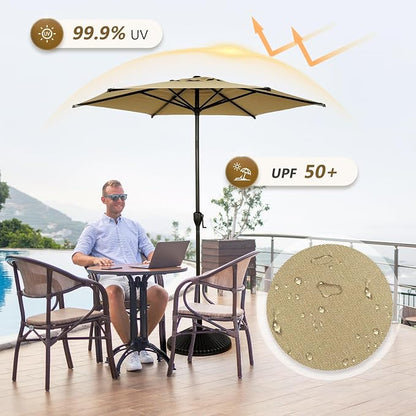 Abba Patio 7.5FT Lyon Outdoor Patio Umbrella Outdoor Table Umbrella - Image 3