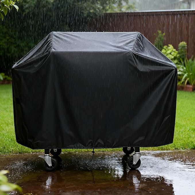 Grill Cover for LAUDLIFE 5 Burners Griddle Grill Combo with Side Burner, Waterproof Outdoor BBQ Covers Propane Gas Grill Cover - 22" D x 63.5" W x 40.5" H