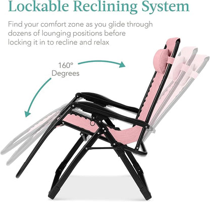 Best Choice Products Oversized Zero Gravity Chair, Folding Outdoor Patio - Image 6