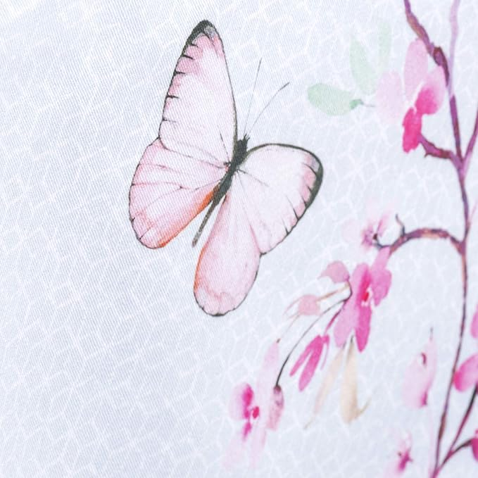 Maison d' Hermine Table Cloth Rectangle Table 100% Cotton 70 x 90 Inches Tablecloth Reusable Decorative for Dining Room, Farmhouse, Home, Party, Festive & Wedding Spring Summer - Blossoms in Spring