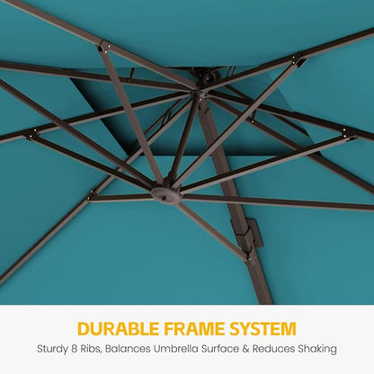 10x10 FT Patio Cantilever Umbrella - Image 5