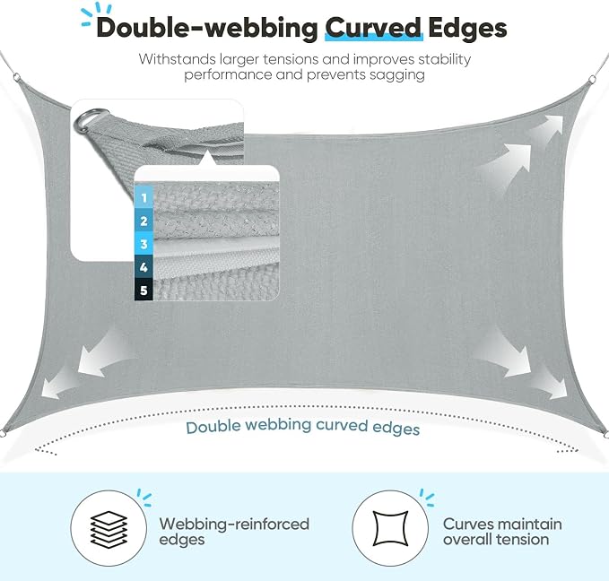 Quictent Sun Shade Sail for Patio - Image 7
