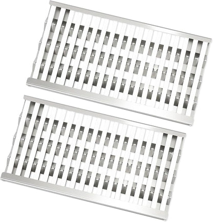 18 5/8" Stainless Steel Grill Heat Plates Shield Flame Tamer Ceramic Rods Radiant Tray for DCS Grill Parts Replacement for 27DBR, 27DBQR, 36EBQAR, 48DBQ, BGA27-BQ, BGB36-BQARL, BGA48-BQARL
