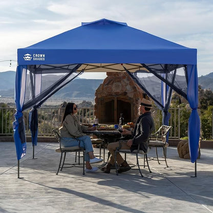 CROWN SHADES Gazebo 10x10 Pop Up Canopy - Image 2