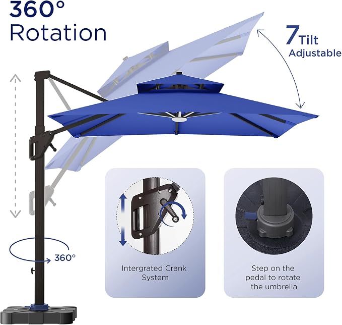 Deconk 10' X 13 'Patio Umbrella - Image 5