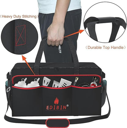 Carry Bag Compatible with Cuisinart CGG 306 Chef's Style Tabletop Grill,Water-resistant Portable Grill Bag for Cuisinart CGG-306 Chef's Style Tabletop Gas Grill