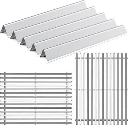 15” 9MM Grill Grates Replacement for 7535 7522 Weber Spirit Grill Spirit E-210, S-210, E-200, S-200, Weber Genesis Silver A, Spirit 500, Spirit 200 Series, BBQ Grill Parts Flavorizer Bars Grid