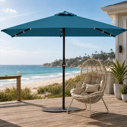 6.5 x 10ft Rectangular Patio Umbrella - Image 2