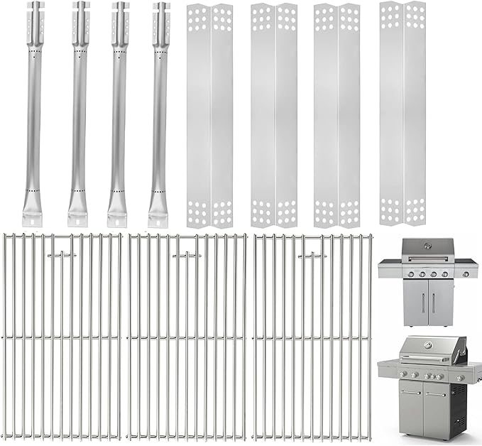 Replacement Parts Kit for KitchenAid 720-0954, 720-0733A, 720-0954A, 720-0733D, 720-0954L, 730-0733, 740-0733A, 730-0733A, 740-0733 Grill Parts, Nexgrill Parts 720-0733 720-0733A,Solid Stainless Steel