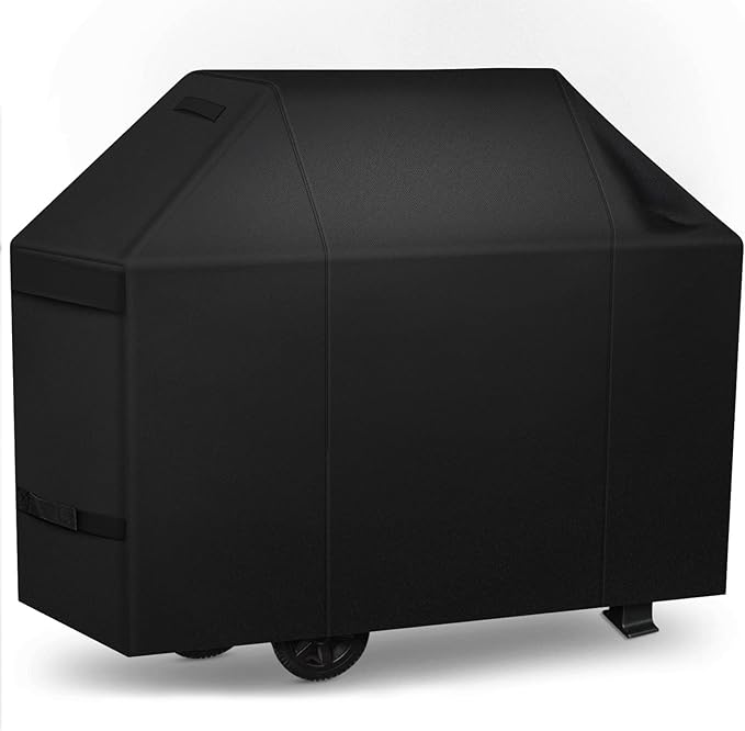 iCOVER Grill Cover 75 inch, BBQ Grill Cover for Outdoor Grill, 600D Heavy Duty Waterproof BBQ Cover, Anti-UV and Rip-Proof Barbecue Cover, Gas Grill Cover for Weber, Char-Broil, Nexgrill, etc