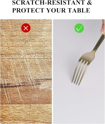 Pure White Plastic Table Cover Protector, 42" x 96" Waterproof Easy Flat PVC Desk Pad Mat, 1.5mm Thick Rectangle Vinyl Table Top Protector for Dining Room Table, Office, Dresser