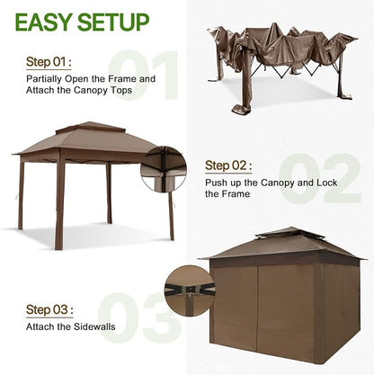 COOS BAY 11x11 Pop Up Gazebo - Image 2