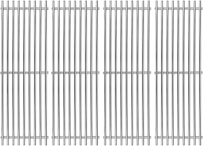 SF410D (4-Pack) 17 3/4" Stainless Steel Cooking Grid for Brinkmann 810-3660-S, 810-3661-F, 810-9610-F, 810-9620-0; 810-6680-s Smoke Canyon GR2002401-SC-00
