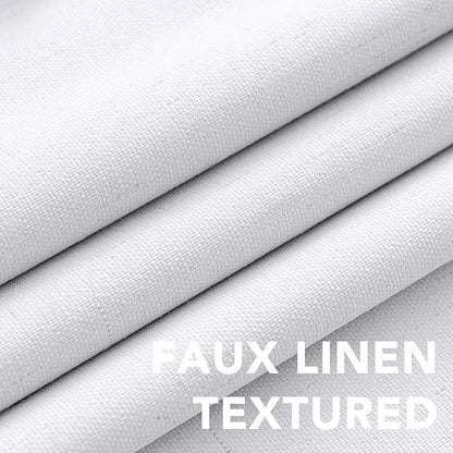 H.VERSAILTEX Linen Curtains 100% Blackout Curtains - Image 4