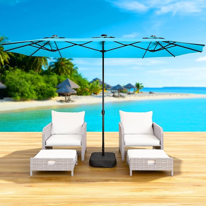 15FT Double-Sided Patio Umbrella - Image 5