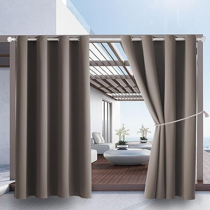DIVA EN CAMINO DEC Outdoor Patio Curtain Waterproof Darkening Thermal Insulated by DivaenCamino