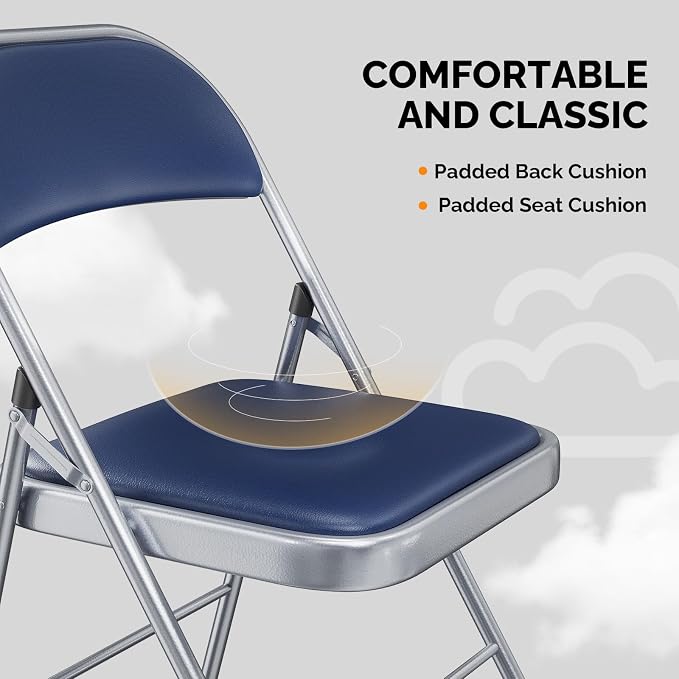 VINGLI 10 Pack Folding Chairs - Image 5