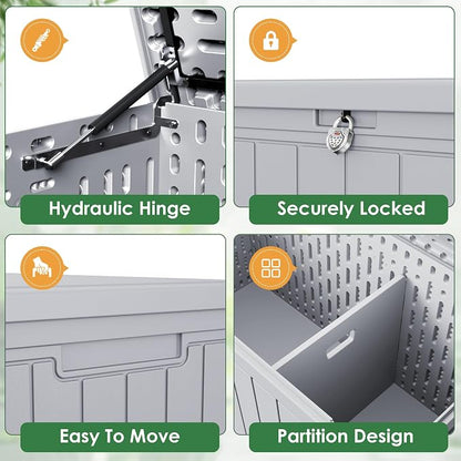 Devoko HDPE 260 Gallon Deck Box Double-Wall - Image 2