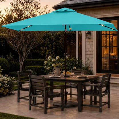 6.5 x 10ft Rectangular Patio Umbrella by PatioKingdom
