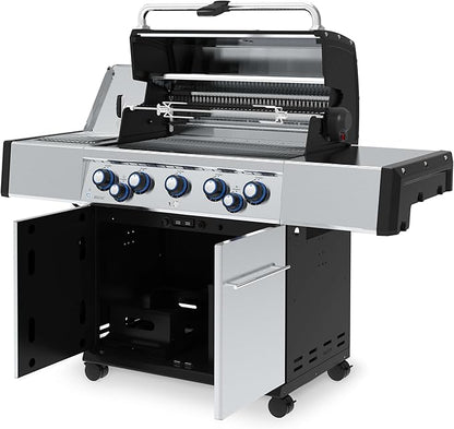 Broil King 958944 Regal S 590 Pro IR Propane Gas Grill, 5-Burner, Stainless Steel