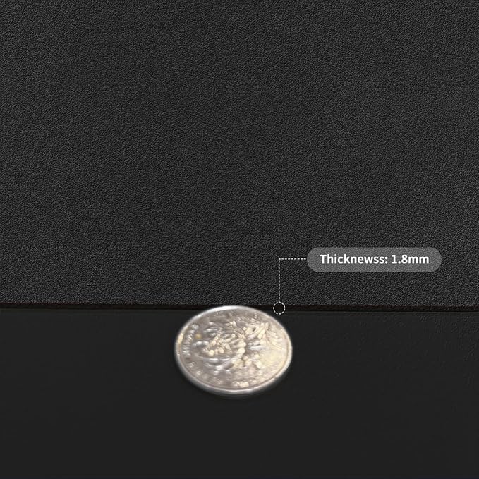 Dresser Top Protectors - 17x96 Inch Waterproof Easy to Clean Can Conceal Flaws Protector The Table Top from Scratches Used for Coffee Table Dresser(Black+Black 17x96)
