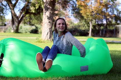 WEKAPO Inflatable Sun Lounger, Air Sofa, Hammock, Portable, Waterproof and Leak-Proof, Ideal for Backyard, Beach, Travel, Camping, Picnics and Music Festivals