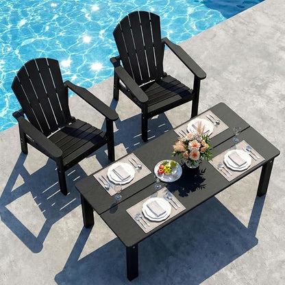Adirondack Coffee Table, All-Weather HDPE, 304 stainless steel hardware - Image 2