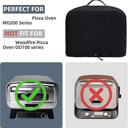 Outdoor Oven Shelter Elastic Binding Systems Weather Proof Design Protective Cover For Pizza Cooking Equipment Pizza Oven Protective Case