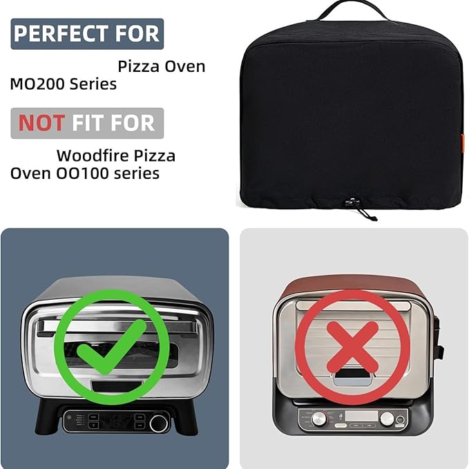 Weather Pizza Oven Protector Reinforced Fabric with Adjustable Strap Protective Cover for Secure Outdoor Use Pizza Oven Protective Case