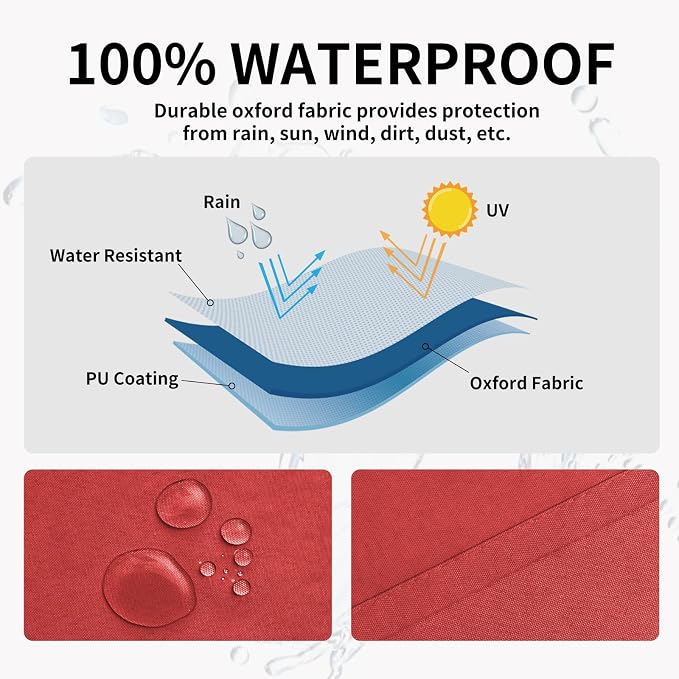Easy-Going 100% Waterproof Outdoor Curtains 54x120 inch, Gazebo and Pergola 2 - Image 2
