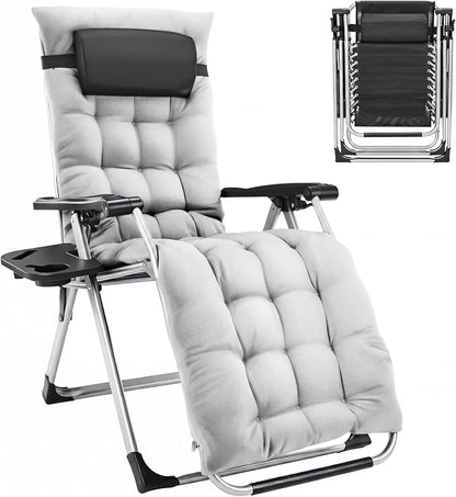 Premium Outdoor Chaise Lounge Chairs, Oversized Zero Gravity Chair, Lawn Chair by ALPEN