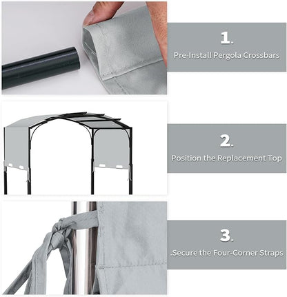 85"x 208" Universal Pergola Shade Cover, Garden Shade Replacement - Image 4