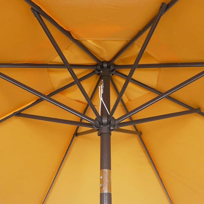 9' Outdoor Patio Umbrella, Outdoor Table Umbrella, Yard Umbrella, Market - Image 4