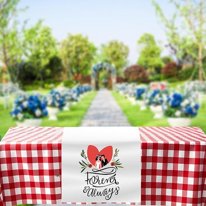 Ships Next Day, Made in USA - Custom Table Runner with Business Logo - Events, Parties, Ceremonies - Personalized Kitchen Decor & Small Business Essentials (36"x72")