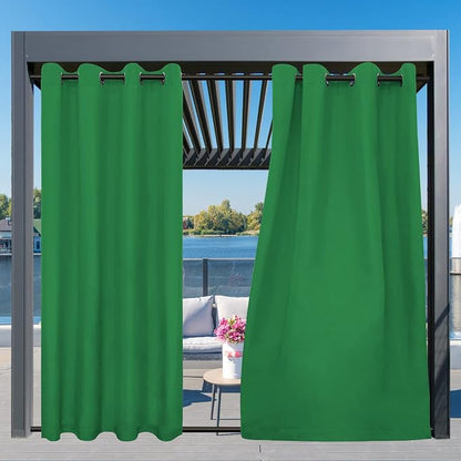 Easy-Going Outdoor Curtains for Patio 1 Panel, 54x84 inch, Weatherproof Privacy - Image 3