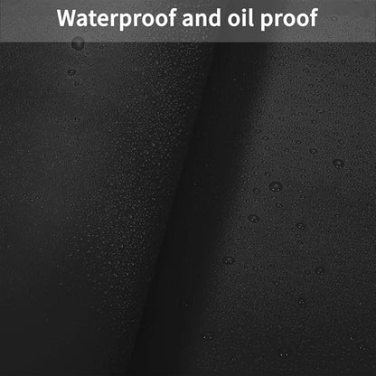 Vanity Top Protector - Can Be Used On Both Sides Waterproof and Easy to Clean Good Flatness Used for Dresser Table(Black+Gray 10x60)