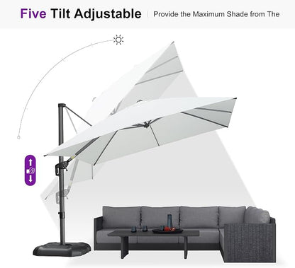 PURPLE LEAF Patio Umbrella - Image 8