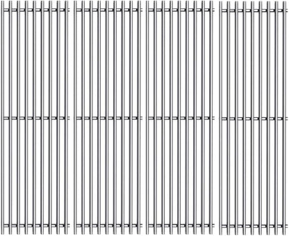 SF4104 (4-Pack) 17.75" Stainless Steel Cooking Grates Replacement for Gas Grill Models Brinkmann 810-3660-S 810-3661-F 810-9610-F 810-9620-0 810-6680-s and Smoke Canyon GR2002401-5C-00,Set of 4